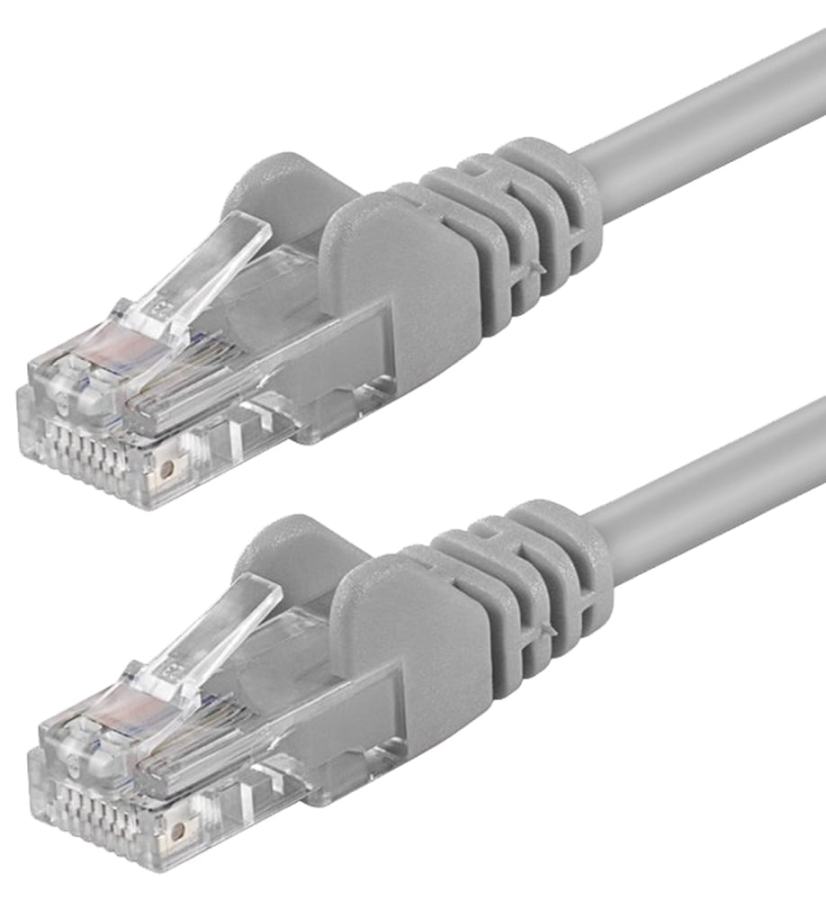 Cavo di rete Patch CCA Cat. 6 Grigio UTP 1.5 m